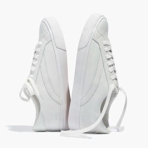 Women's Sidewalk Low-Top Sneakers White Leather